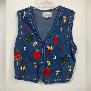 Vintage teacher vest